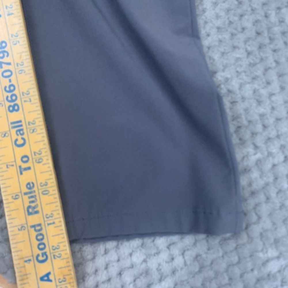 Mizzen+Main‎ Helmsman Slim Chino Pants Mens 32x32 Gray Performance Golf - Picture 6 of 9